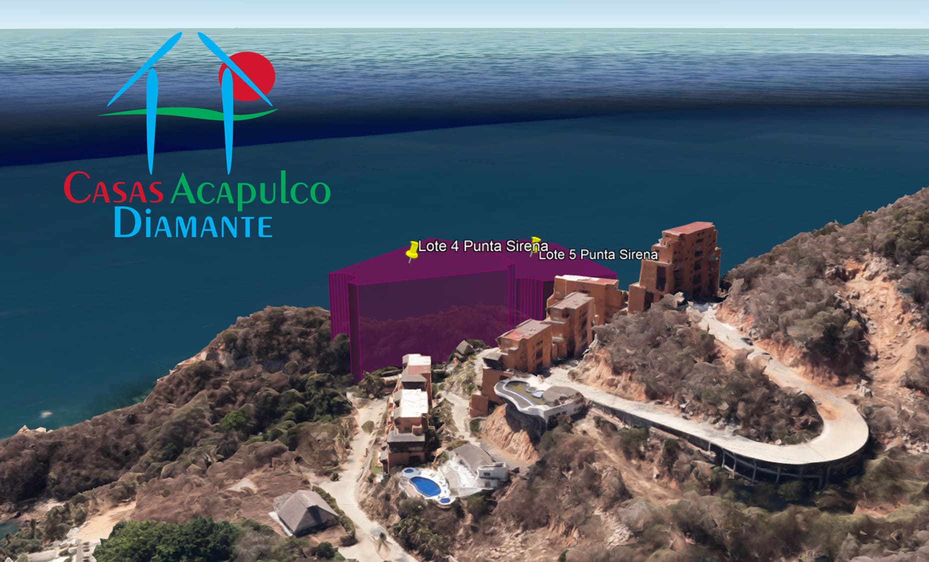 Terreno Brisas del Marqués Punta Sirena lotes 4 y 5 - Ubicación satelital y entorno 6